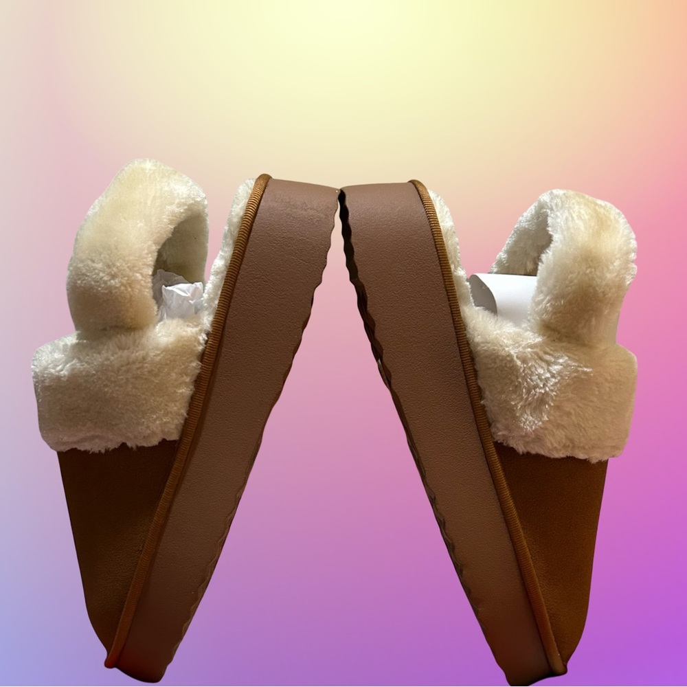 NWT!MIA SLIP ON/REMOVABLE BACK STRAP, CUSHION FOOTBED CLOG W/SHEARLING,SZ 10 - Picture 10 of 16